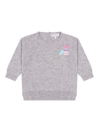 Kaschmirpullover Macaron - Hellgrau