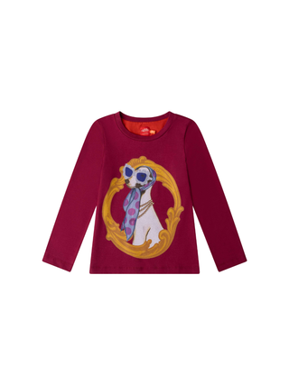 Together Langarmshirt mit Artwork Diva Dog