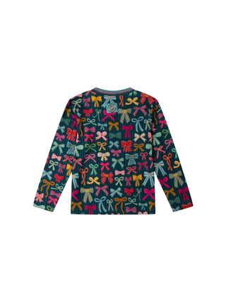 Trang Langarmshirt mit Fete Du Ruban Print