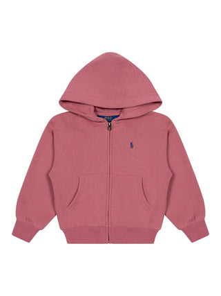 Sweatjacke mit Logo - Canvas Pink