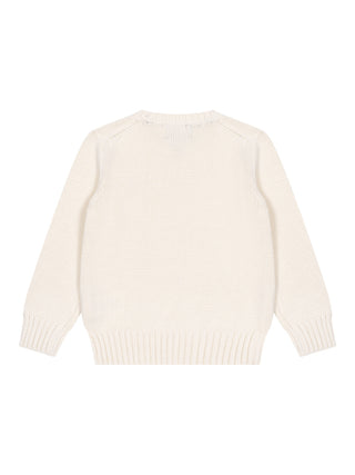 Strickpullover aus Baumwolle - Creme