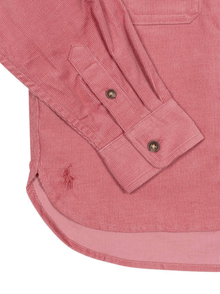Baumwollcord-Set aus Hemd und Culotte - Rosa