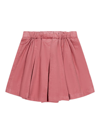 Baumwollcord-Set aus Hemd und Culotte - Rosa
