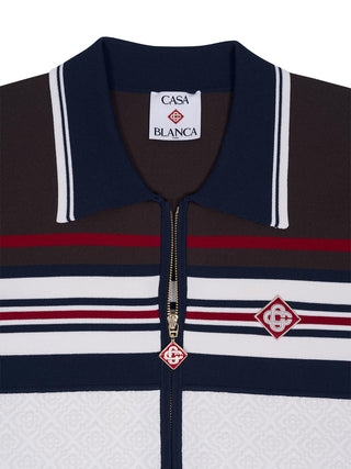 Cafe Culture Stripe Track Jacke