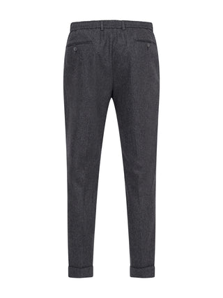 Graue Chinohose