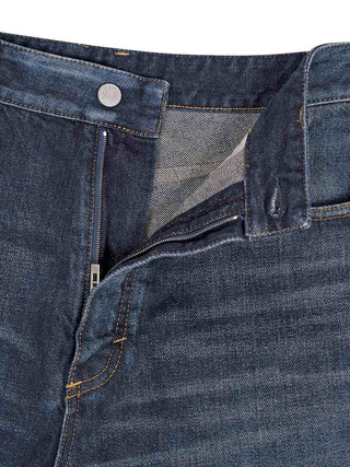 Palazzo Hose in blauem Denim
