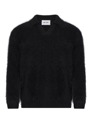 Gebürstetes Poloshirt aus Kaschmir
