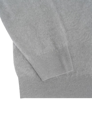 Gebürsteter Pullover in Sage