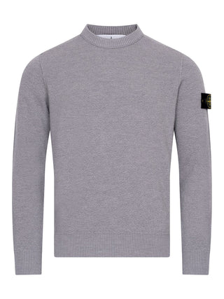 Strickpullover mit Logo-Patch