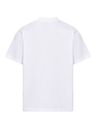 Tennis Club Icon Printed Classic T-Shirt in Weiß