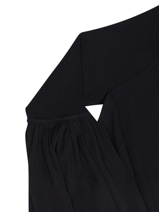 Valiant Lace Bluse in Schwarz