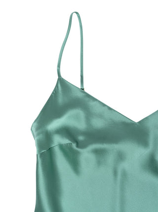 Satin-Nachthemd Salbeigrün Daisy
