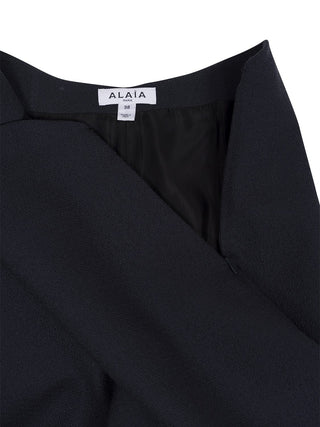 Runde Hose aus Woll-Crepe