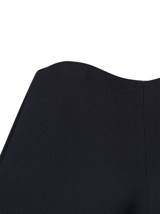 Runde Hose aus Woll-Crepe