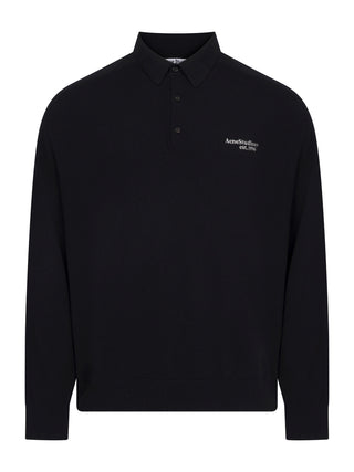 Polo aus Wollstrick