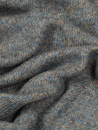 Melierter Schal in Blue Melange