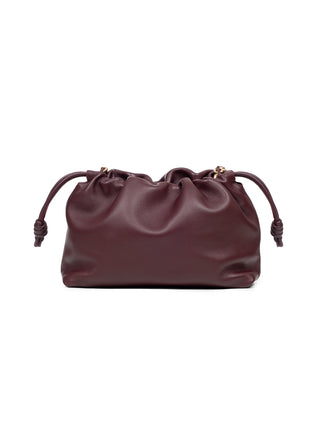 Mittelgroße Flamenco Tasche aus samtigem Nappa-Lammleder