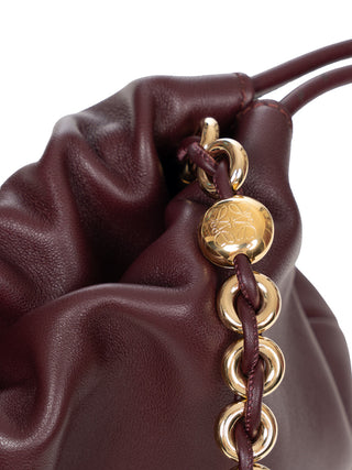 Mittelgroße Flamenco Tasche aus samtigem Nappa-Lammleder