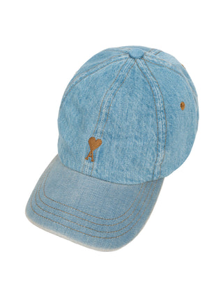 Cap aus blauem Baumwoll-Denim