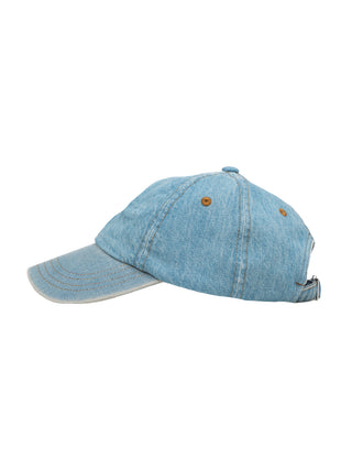 Cap aus blauem Baumwoll-Denim
