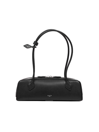 Mittelgrosse Tasche Le Teckel aus glänzendem Ziegenleder