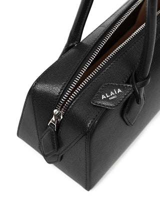 Mittelgrosse Tasche Le Teckel aus glänzendem Ziegenleder