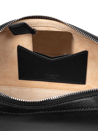 Mittelgrosse Tasche Le Teckel aus glänzendem Ziegenleder