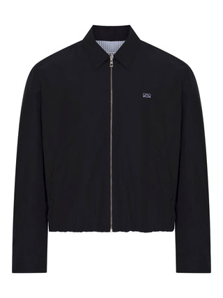 Jacke mit Reißverschluss aus technischer Baumwolle