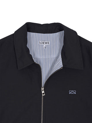 Jacke mit Reißverschluss aus technischer Baumwolle