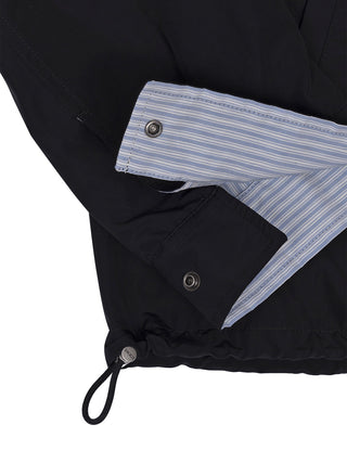 Jacke mit Reißverschluss aus technischer Baumwolle
