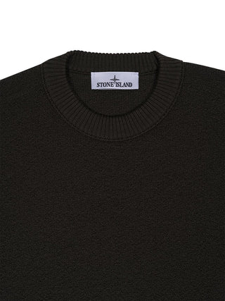 Strickpullover mit Logo-Patch