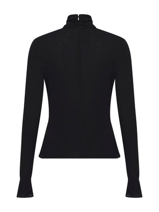 KNotted Crepe Jersey Bluse