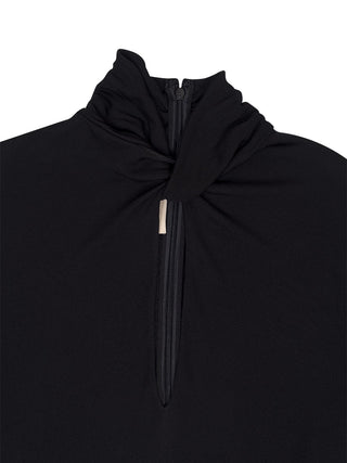 KNotted Crepe Jersey Bluse