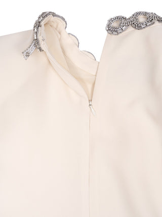 EMBROIDERED MINI DRESS