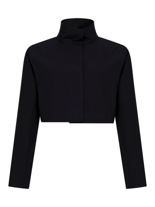 Silk Cotton Cropped Jacket