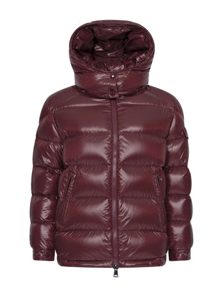 Maire Kurze Daunenjacke mit Kapuze - Bordeaux