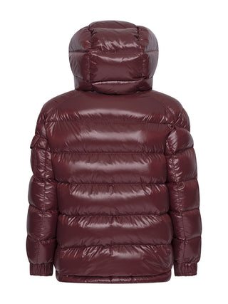 Maire Kurze Daunenjacke mit Kapuze - Bordeaux
