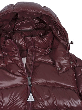 Maire Kurze Daunenjacke mit Kapuze - Bordeaux