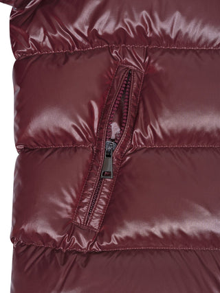 Maire Kurze Daunenjacke mit Kapuze - Bordeaux