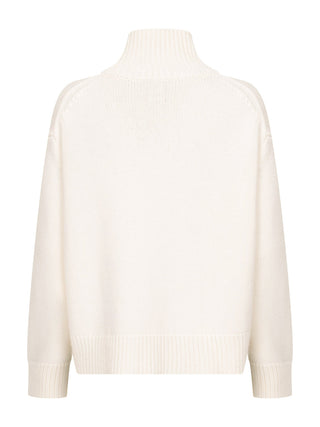 High Neck Boyfriend Fit Jumper Oceane  Kaschmir