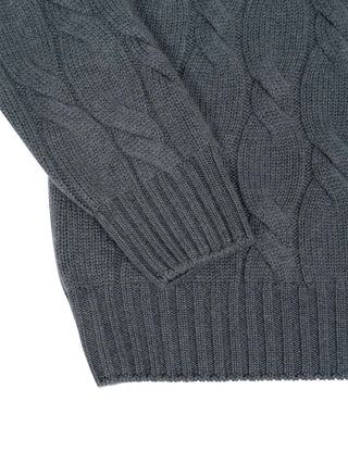 Cabled Cashmere Turtleneck