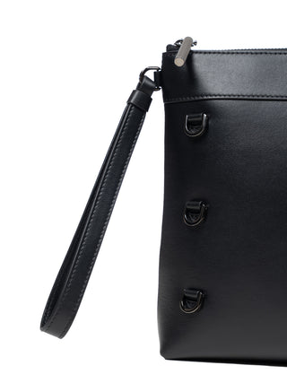 Kosmica Pouch - Glattes Kalbsleder - Schwarz