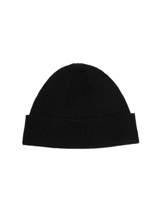 Beanie aus Wolle mit Niete