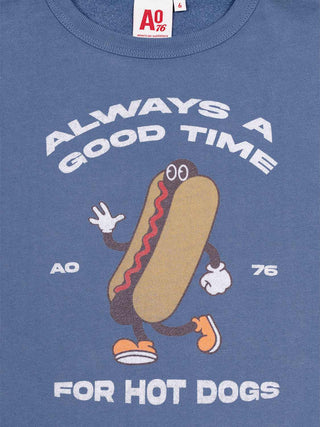 Oscar Sweatshirt Hot Dog - Blau