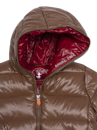 Gesteppte Kapuzenjacke Kate - Braun