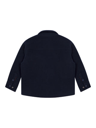 Wende-Overshirt OL - Navy/Beige
