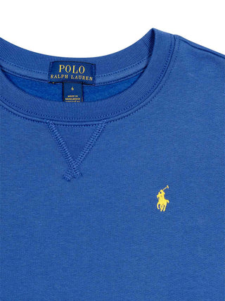 Sweatshirt mit Big Pony - Blau