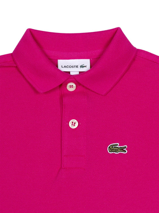 LCB SS Piqué-Poloshirt mit Logo - Fuchsia