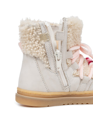 Bootie mit Teddyfleece - Beige