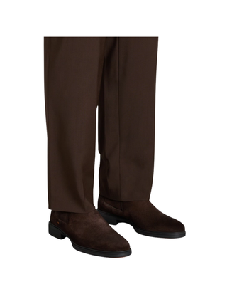 Dunkelbraune Stiefeletten Easy aus Wildleder